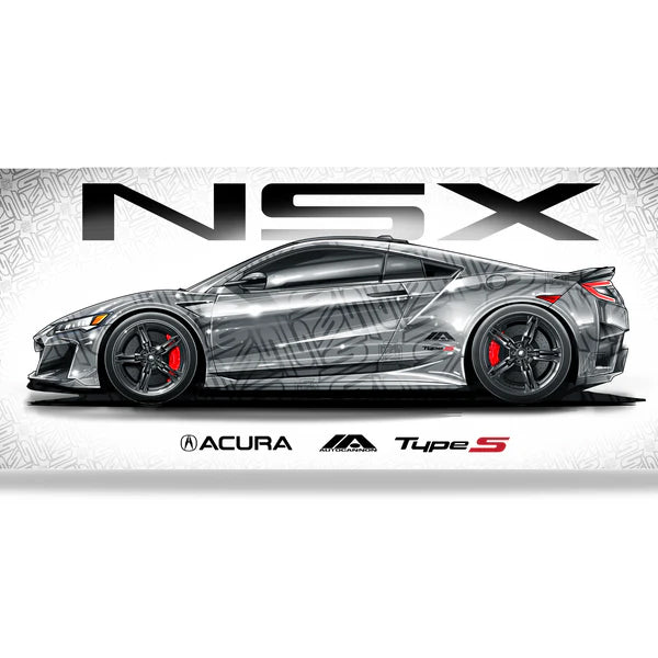 Autocannon x Acura Type S NSX Sticker 2 - SERIES 2