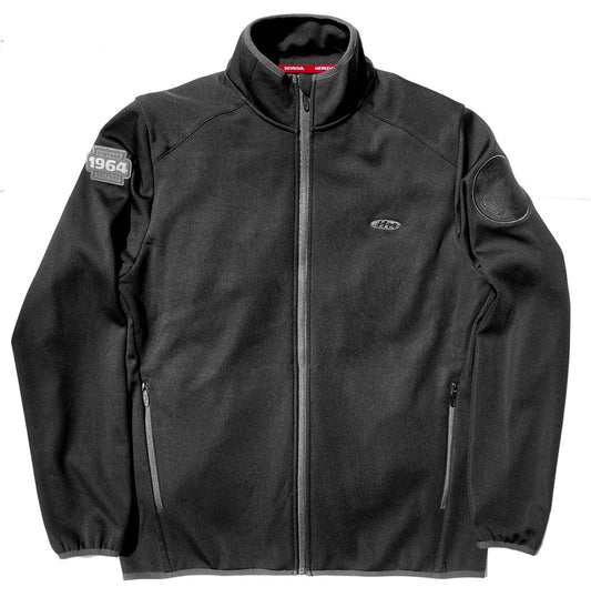 Honda Motor Fleece Zipper Jacket (Black)